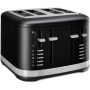 KitchenAid - 4 Slice Programmable Toaster, 120V - Black Matte - Image 1