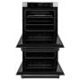 ZLINE - 30 in. Autograph Double Wall Oven w/ Air Fry and Self Clean w/ Black Handles - Stainless Steel - Image 2