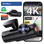 Vantrue - N4 PRO 4K HDR 3-Channel Dash Cam w/ 128GB Micro SD Card, Front-Cabin-Rear, Parking Mode, Night Vision, 5GHz Wi-Fi&GPS - Black - Image 1