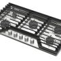Whirlpool - 36 in. Wide 5 burners Built-In Gas Cooktop with EZ-2-Lift Hinged Cast-Iron Grates - Stainless Steel - Image 2