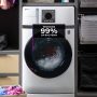 GE Profile - UltraFast 4.6 Cu. Ft. High-Efficiency Smart Front Load Washer and Electric Dryer Combo with Steam and Ventless Heat Pump - White - Image 3