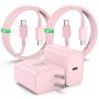 2 Pack 45W Samsung USB-C Super Fast Charger 6FT Type C Charger Cable Cord Fast Charging Android Phone Wall Charger Block for Samsung Galaxy S26/S25 Ultra/S24+/S23 Ultra/S23/S23+/S22/S22 Ultra/S22+ - Image 1