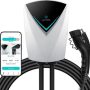 Lectron - J1772 Level 2 NEMA 14-50/Hardwired Electric Vehicle (EV) Charging Station (WiFi) w/ App Control-up to 48A - 16' - White - Image 1