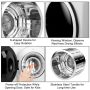 Costway 1700W Portable Clothes Dryer Electric Tumble Laundry Dryer Stainless Steel Tub 13.2 lbs /3.22 Cu.Ft - Image 6
