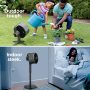 Shark - FlexBreeze Outdoor and Indoor Fan, Cordless & Corded, Pedestal to Tabletop - Dark Gray - Image 2