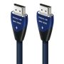 AudioQuest - Vodka 48 9.8' 4K-8K-10K 48Gbps In-Wall Rated HDMI Cable - Blue on Black - Image 1