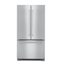 KitchenAid - 36 in. Wide 22 cu. ft. Counter Depth French Door Refrigerator with Interior Dispense - Stainless Steel - Image 1