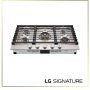 LG - SIGNATURE 36-in Wide Built-In Smart Gas Cooktop with 5 Burners, 24K BTU UltraHeat Dual Burner and LED Illuminated Knobs - Stainless Steel - Image 2