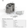 Portable Countertop Ice Maker with Ice Scoop and Basket - Image 4