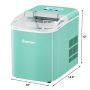 26 lbs Countertop LCD Display Ice Maker with Ice Scoop - Image 5