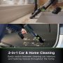 Shark - PowerBoost Cordless 2-in-1 Car/Home Handheld PowerVac - Charcoal + Electric Green - Image 2