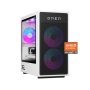HP OMEN - 35L Gaming Desktop - AMD Ryzen 5 8400F - 16GB DDR5 Memory - NVIDIA GeForce RTX 5060 - 1TB SSD - Panda Metal - Image 1