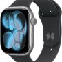 Apple Watch Series 11 (GPS+Cellular) 46mm Aluminum Case with Black Sport Band - M/L - Space Gray (AT&T) - (2025) - Image 1