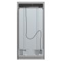 Forno Appliances - 36 in. Wide Salerno 20 Cu. Ft. Side-by-Side Refrigerator with Extendable Decorative Trim Grill - Stainless Steel - Image 2