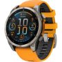 Garmin - fēnix 8 AMOLED Sapphire GPS Smartwatch 47mm Fiber-reinforced polymer - Titanium - (2024) - Image 1