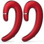 Open Ear Headphones Bluetooth earpiece Workout Headphones with mic IPX5 Waterproof Wireless Headphones for School - Red - Image 1