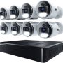 Night Owl - 12-Channel, 8-Camera Indoor/Outdoor Wired IP 4K 2TB NVR Security System - Black and White - Black/White - Image 1