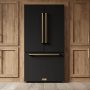 30 in. Wide Gordon Ramsay Series by Thor Kitchen 17.5 Cu. Ft. Counter Depth Refrigerator with Stainless Steel Hardware - Black - Image 3