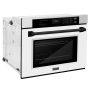 ZLINE - 30 in. Autograph Wall Oven w/ Air Fry and Self Clean w/ White Black Accents - Stainless Steel - Image 3