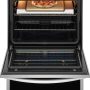 Frigidaire - Gallery 30" Built In Electric Total Convection Double Wall Oven with Stone-Baked Pizza - Stainless Steel - Image 2
