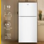 Whirlpool - 30 in. Wide 19 cu. ft. Wide Top Freezer Refrigerator with Total Coverage Cooling - White - Image 3