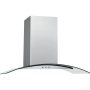 Frigidaire - 30 inches - Externally Vented & Recirculating - Wall Range Hood - Stainless Steel/Glass - Image 2