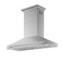 Forno Appliances - 60 inches - Externally Vented & Recirculating - Wall Range Hood - Silver - Image 2