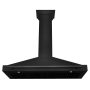 ZLINE - 48 inches - Convertible & Externally Vented - Wall Range Hood - Black Stainless Steel - Image 3