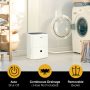 Whirlpool - 32 Pint 1500 Sq. Ft 14.8 quart Energy Star Certified Dehumidifier - White - Image 3