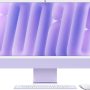 Apple - iMac 24-inch All-in-One - M4 chip - Built for Apple Intelligence - 10 Core CPU - 10 Core GPU - 16GB Memory - 256GB SSD - Purple - Image 1