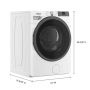 Whirlpool - 4.5 cu. ft. Smart Front Load ENERGY STAR Washer with FreshFlow Vent System - White - Image 3