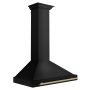 ZLINE - 36 inches - Convertible & Externally Vented - Wall Range Hood - Black Stainless Steel - Image 2