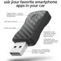 Aluratek - Apple CarPlay and Android Auto Combo Wireless Car Adapter - Black - Image 1