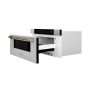 ZLINE - Autograph 30 in. 1.2 cu. ft. Built-in Microwave Drawer and Champagne Bronze Helix Handle - Stainless Steel - Image 3