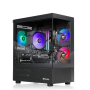 Thermaltake - LCGS View 7696X-170 Gaming Desktop AMD Ryzen 5 7600X 2025, 32GB Memory, AMD Radeon RX 9060 XT 16GB, 1TB SSD NVMe M.2 - Black - Image 1