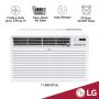 LG - 530 Sq. Ft. 11,800 BTU Through-the-Wall Air Conditioner - White - Image 2