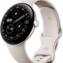 Google - Pixel Watch 4 (45mm) - Wi-Fi - Polished Silver Case - Porcelain Band - (2025) - Image 1