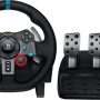 Logitech - G29 Driving Force Racing Wheel and Floor Pedals for PS5, PS4, PC, Mac - Black - Image 1