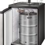 Insignia™ - 5.6 Cu. Ft. 1-Tap Beverage Cooler Kegerator - Stainless Steel - Image 3