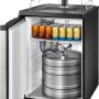 Insignia™ - 5.6 Cu. Ft. 1-Tap Beverage Cooler Kegerator - Stainless Steel - Image 2