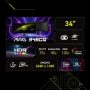 MSI - MAG 346CQ 34" UWQHD Curved VA 180Hz 1ms Gaming Monitor with FreeSync Premium and HDR Ready (HDMI, DisplayPort) - Metallic Black - Image 2