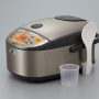 Zojirushi - 5.5 Cup Induction Heating Rice Cooker - Stainless Steel Gray - Image 3