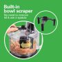 Hamilton Beach - 8 Cup Food Processor with Built-In Bowl Scraper - Black - Image 2