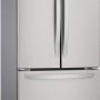 LG - 30-in Wide 21.8 Cu. Ft. French Door Refrigerator with Smart Cooling System - Stainless Steel - Image 2