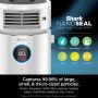 Shark - 3-in-1 Clean Sense Air Purifier, Heater & Fan, HEPA Filter, 500 Sq Ft Coverage - White - Image 3