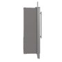 Forno Appliances - 37 in. Wide Salerno 15.6 Cu. Ft. Counter-Depth Side-by-Side Refrigerator with Decorative Grill Trim - Stainless Steel VCM - Image 2
