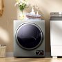 Costway Electric Tumble Compact Laundry Dryer Stainless Steel Wall Mounted 1.5 cu .ft. - Image 2