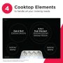 Frigidaire - Gallery 30 in. Wide 5 Elements Electric Cooktop with EvenTemp Quick Boil Element and 2-in-1 Dual Element - Stainless Steel - Image 4