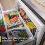 Whirlpool - 36 in. Wide 24 cu. ft. 3-Door French Door Counter Depth Refrigerator - Fingerprint-Resistant Stainless Finish - Image 3