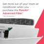 Frigidaire - 12,000 BTU 550 Sq. Ft. Window Air Conditioner with 11,000 BTU Supplemental Heat Function - White - Image 3